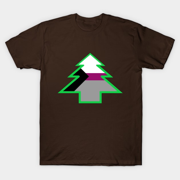 Demisexual Pride: Christmas Tree T-Shirt by DisneyFanatic23